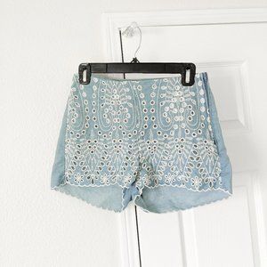 Eyelet Shorts